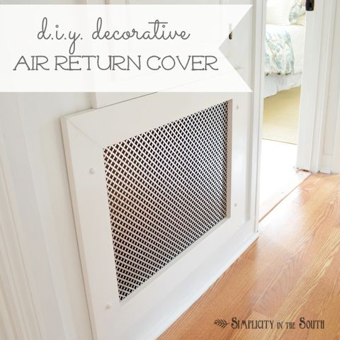 How To Hide Household Eyesores Smart Home Decorating Ideas - Decorative Gas Wall Heater Covers
