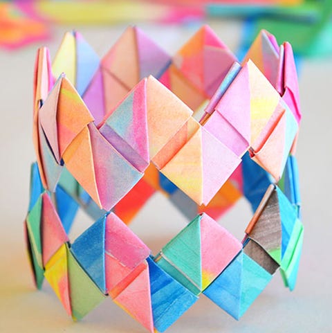 DIY Kids Activities - Paper Bracelets