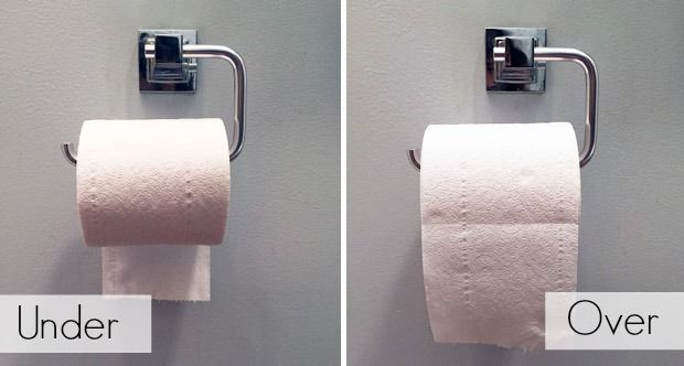 Correct Way To Hang Toilet Paper How To Hang A Toilet Paper Roll