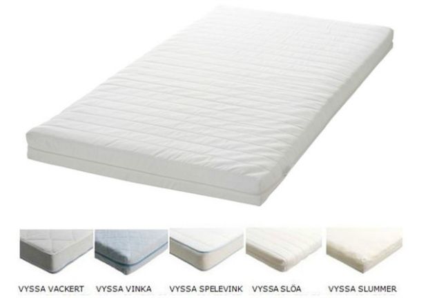 ikea vyssa mattress size