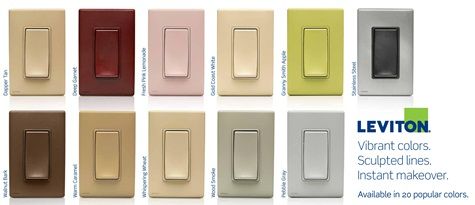 wall switch colors