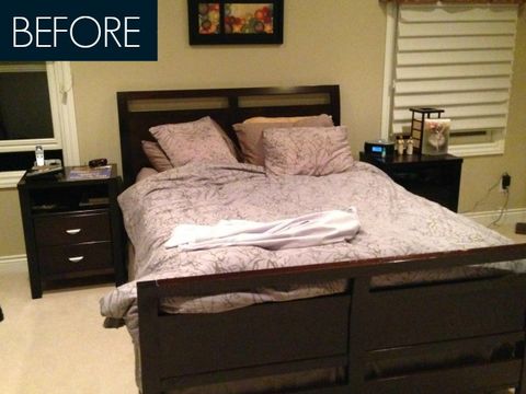 Glam Bedroom Makeover - Stylish Bedroom Before and After