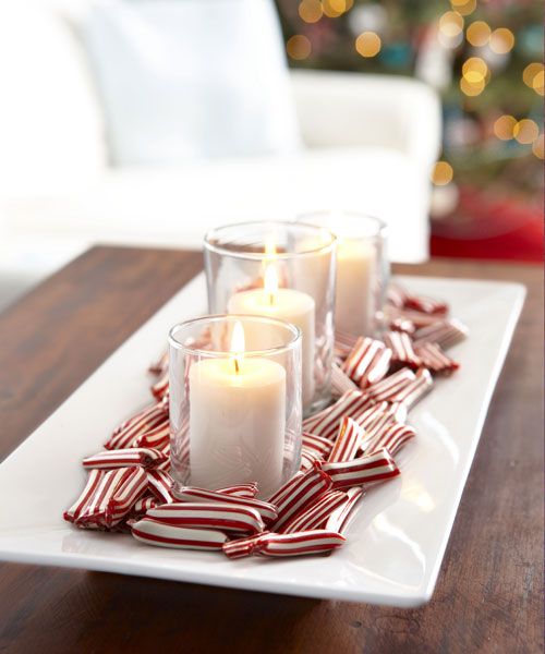Red And White Christmas Decorations Red Christmas Decorating Ideas