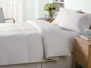 Charter Club Home Damask Stripe Down Comforter Level 2 Review