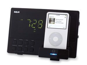 RCA Clock Radio Universal Dock for iPod RP5512i Alarm ...