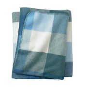 LL Bean Washable Wool Blanket Plaid