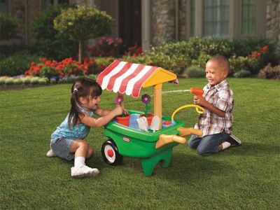 little tikes garden cart and wheelbarrow