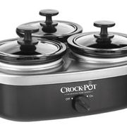 Crock-Pot Little Triple Dipper Food Warmer
