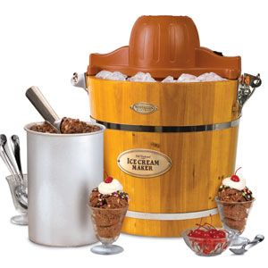 old fashioned ice cream maker