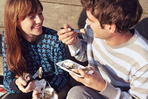 couple eating