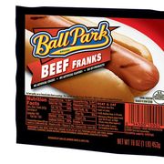 ball park beef franks hot dogs