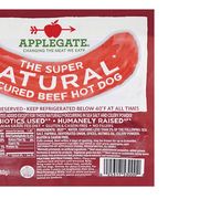 applegate super natural beef hot dog
