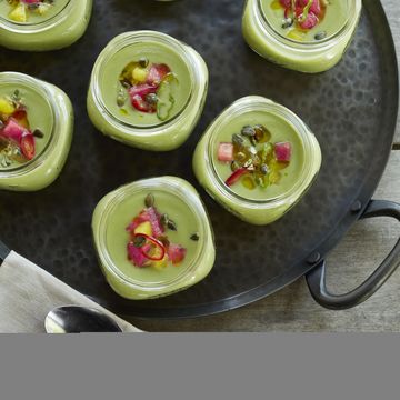 cucumber gazpacho with watermelon and mint