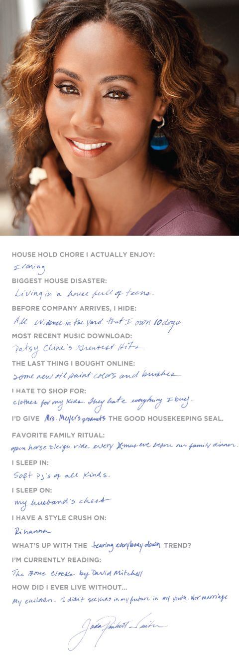 Jada Pinkett Smith in Good Housekeeping - Jada Pinkett Smith Q&A