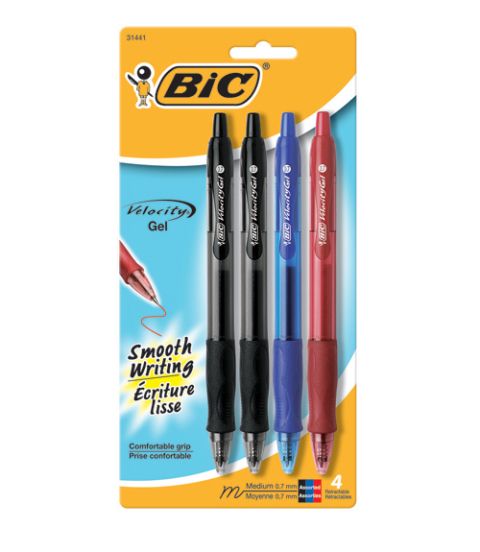 Bic Velocity Gel Retractable Pen Review