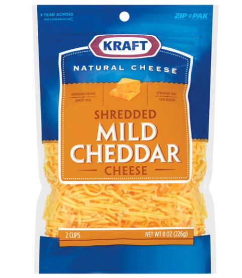 Kraft Natural Shredded Mild Cheddar Cheese Review