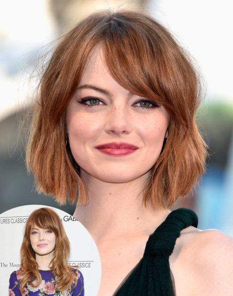 Emma Stone Cuts Her Hair Emma Stone Debuts A Short Cropped