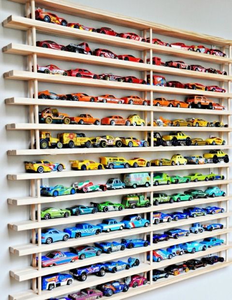 diy toy car storage ideas