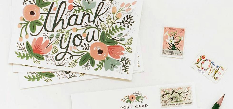 - Set of 10 Cards Bouquet Many Thanks Postcards By Rifle Paper Co - Set of 10 Cards Bouquet Many Thanks Postcards By Rifle Paper Co