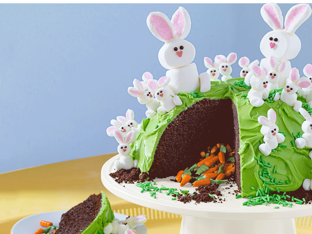Easy Candy-Filled Easter Cake Recipe