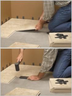 Cliks Floor Tiles No Motor Or Grout Required