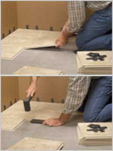 Cliks Floor Tiles No Motor Or Grout Required