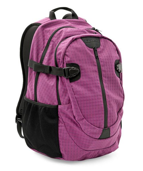 pink ll bean backpack