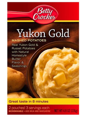 Betty Crocker Yukon Gold Mashed Potatoes Review Betty Crocker Yukon Gold Mashed Potatoes Review