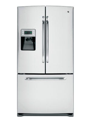 Ge Energy Star 25 9 Cu Ft French Door Refrigerator With Icemaker Ge 25 9 Cu Ft French Door Refrigerator Gfss6kkyss