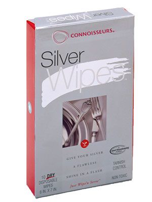 Салфетки для чистки серебра connoisseurs silver wipes