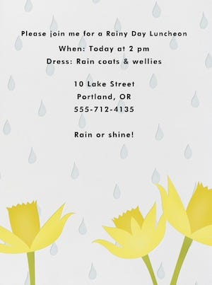 15 easy luncheon ideas how to throw a rainy day party