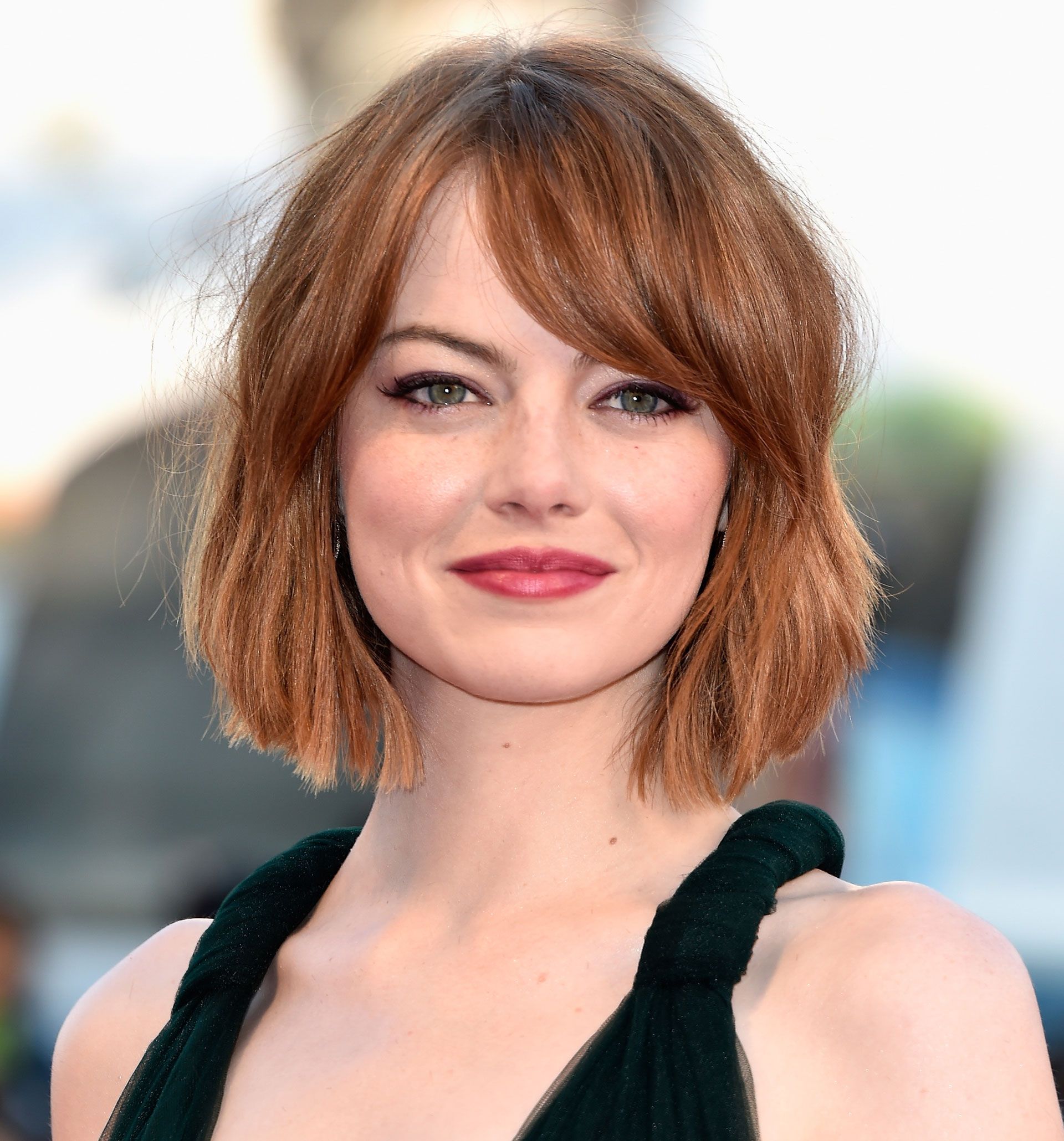 Emma Stone Cuts Her Hair Emma Stone Debuts A Short Cropped