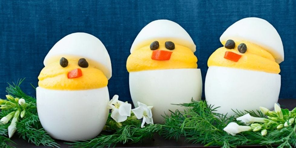 Deviled Chicks Recipe - Hard Boiled Egg Chicks for Easter