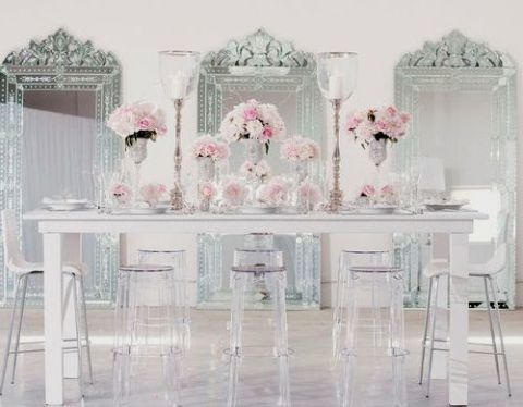 Room, Furniture, White, Table, Interior design, Petal, Grey, Interior design, Design, Peach, 
