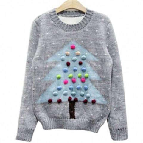 Maglione con albero di on sale natale