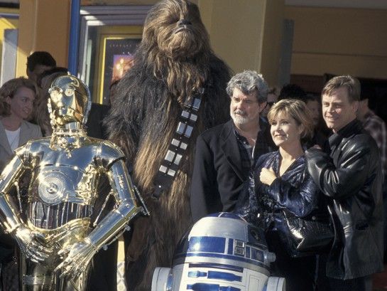 Fictional character, Chewbacca, R2-d2, Jacket, Armour, Costume, Fur, Facial hair, Costume design, Leather jacket, 