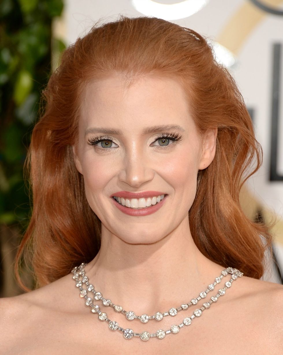 jessica chastain beauty look