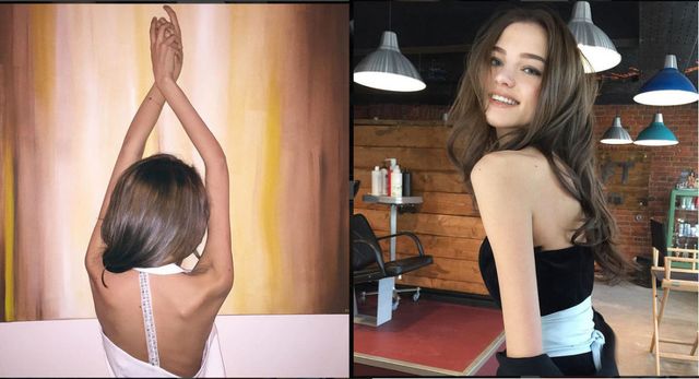 Alesya Kafelnikova, 17 anni, modella.