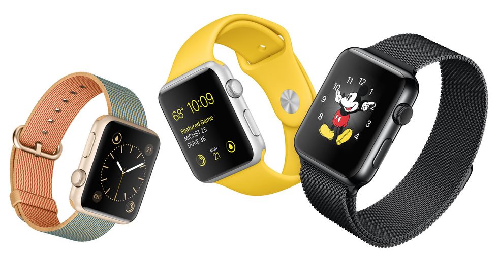 Product, Yellow, Watch, Electronic device, Technology, Gadget, Watch accessory, Fashion accessory, Analog watch, Orange, 