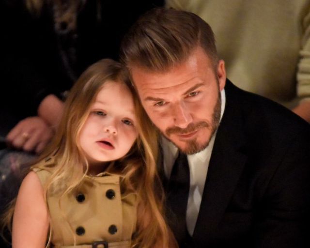 David Beckham padre adorabile con Harper Seven