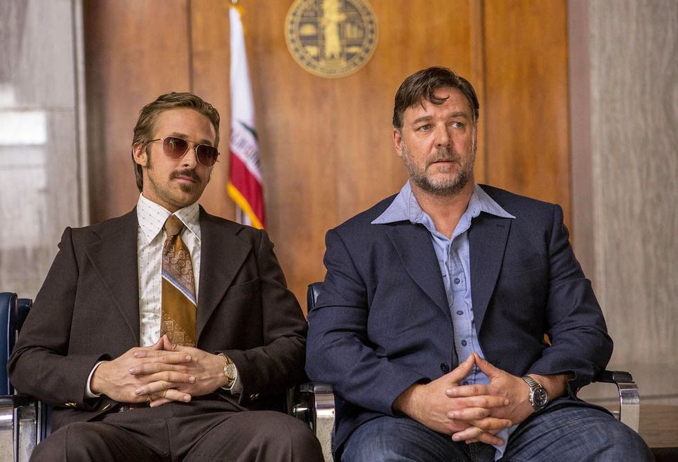 Ryan Gosling e Russell Crowe in Nice guys