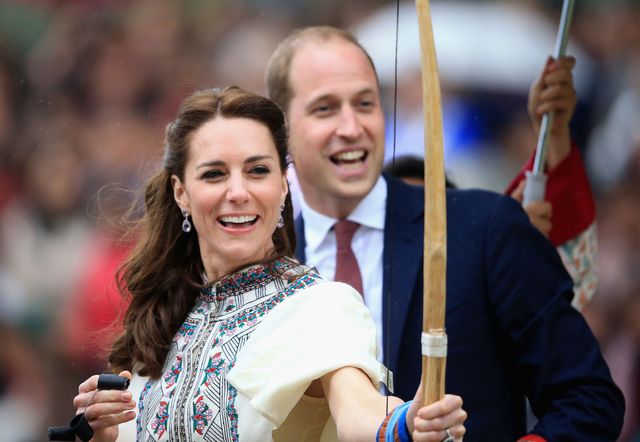 Kate Middleton e il principe William in Buthan