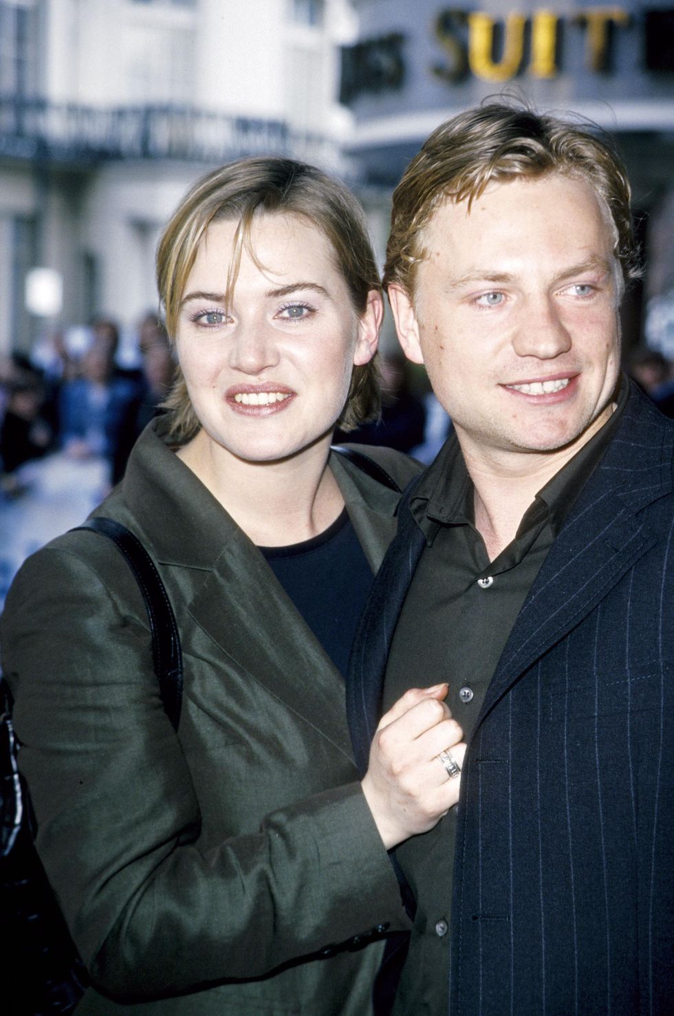 Kate Winslet col primo marito, Jim Threapleton, da cui ha avuto Mia, 16 anni