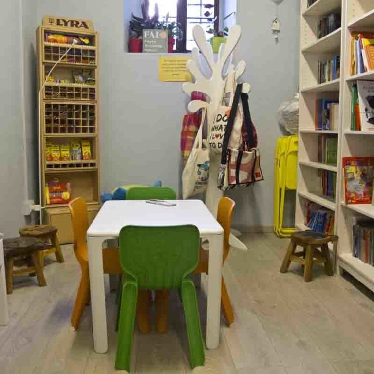 <p>Per i bambini, un angolo di giochi e letture in cui si organizzano eventi e incontri mirati per avvicinare i più piccoli ai libri. Libreria moderna, via Giuseppe Garibaldi 244. </p>