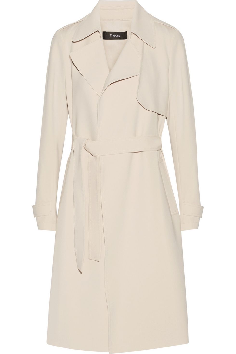 <p>Theory trench, $595, <a href="http://www.theory.com/OAKLANE-B/G0109402,default,pd.html?dwvar_G0109402_color=001&start=2&cgid=womens-outerwear" target="_blank">theory.com</a>.</p>