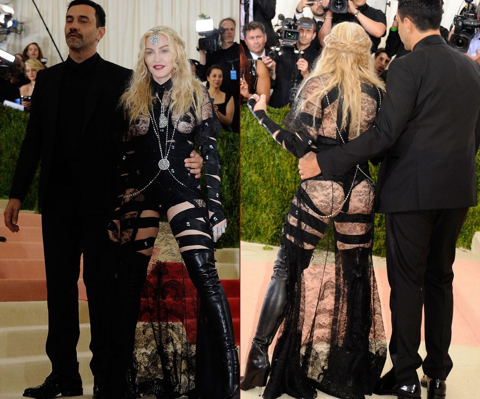 Madonna al Costume Institute Gala