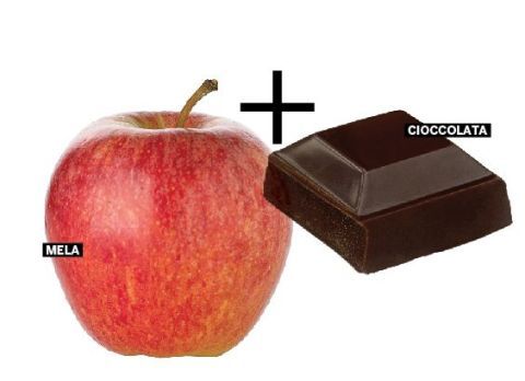 <p>La mela abbassa il rischio di infarto e ictus. Il cioccolato mantiene le arterie flessibili. Insieme attivano una protezione ancora più forte perché apportano quercetina e catechina, sostanze che tengono pulite le arterie e riducono il rischio di malattie cardiovascolari. </p>