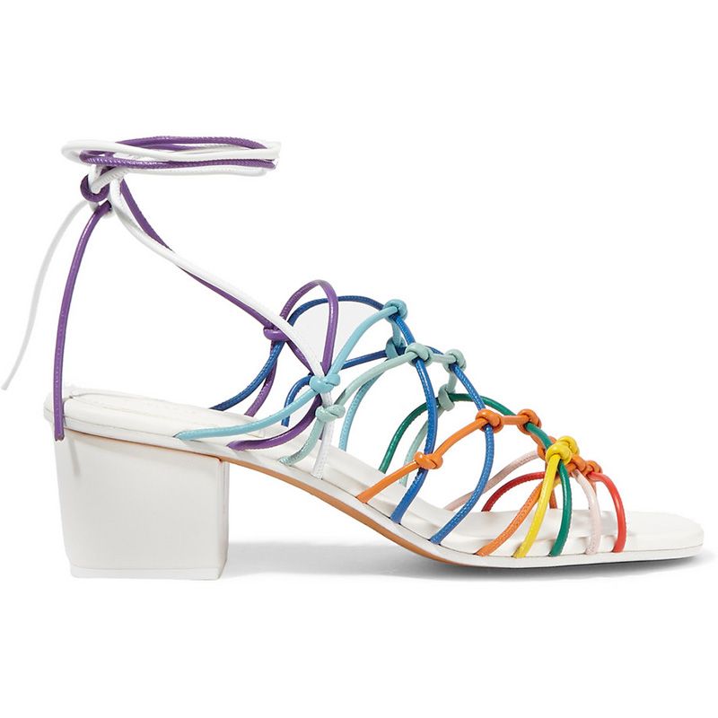 <p><em>Chloé sandal, $795, <a href="https://www.net-a-porter.com/us/en/product/683827/Chloe/knotted-leather-sandals" target="_blank">net-a-porter.com</a>.</em> </p>