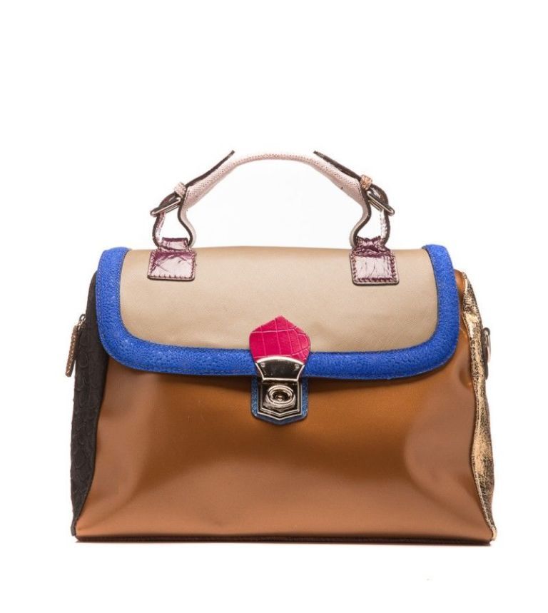 Blue, Brown, Product, Bag, Fashion accessory, Style, Luggage and bags, Shoulder bag, Fashion, Travel, 