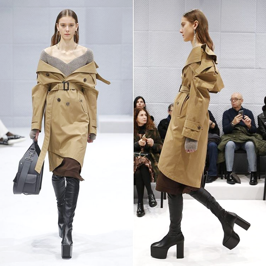 <p>Style your coat like a shrug—with the collar pulled down just below your shoulders.</p>